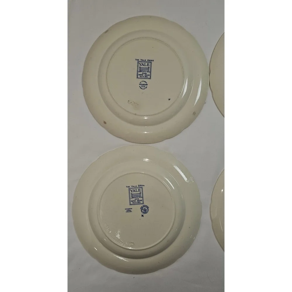 (4) VTG Wedgwood Yale University Russell House 8